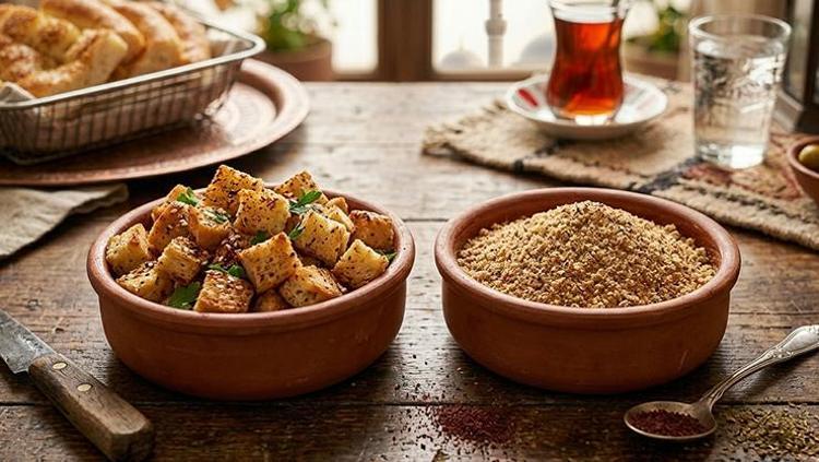 4. BAHARATLI ÇITIR KRUTON VE EV YAPIMI GALETA UNU