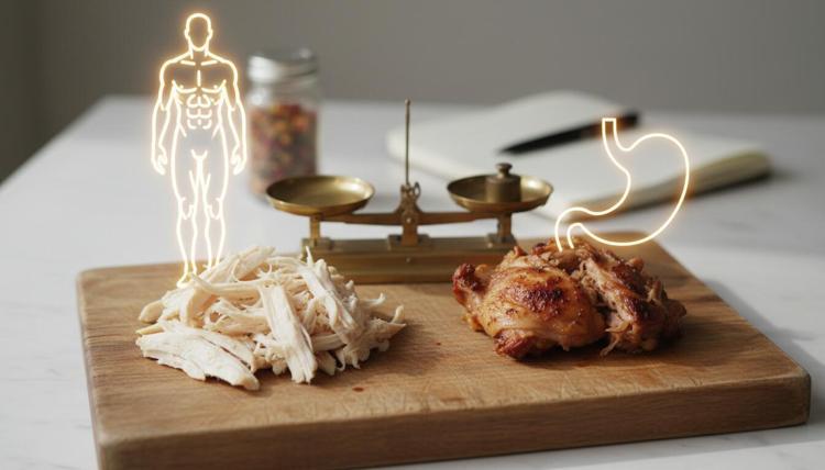 Yıllardır yanlış mı biliyoruz But mu, göğüs mü Beslenme uzmanları tavuğun en sağlıklı bölgesini açıkladı