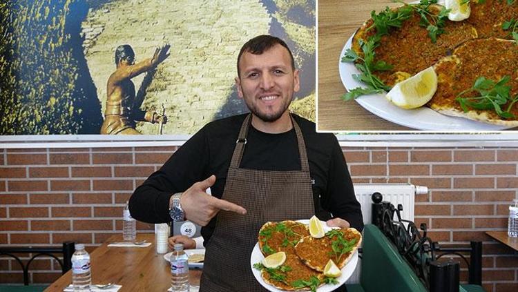 GAZİANTEPTE LAHMACUN SARIMSAKLI YAPILIR