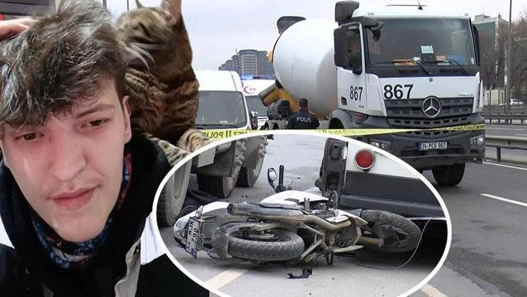 Feci kaza Önce minibüse çarptı, sonra beton mikserinin altında kaldı