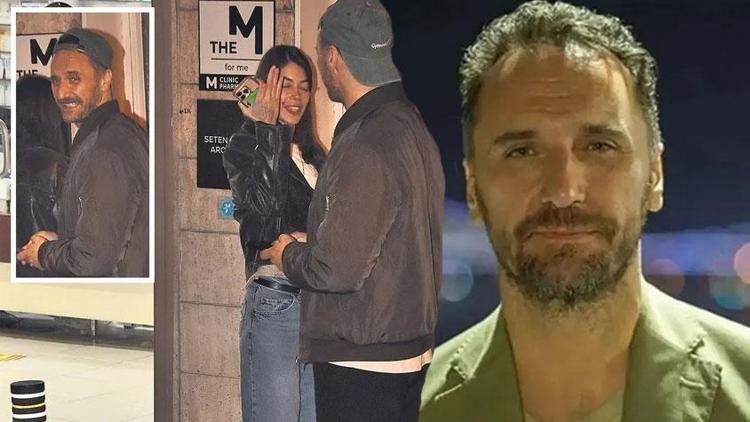 Fırat Çelik’in gizemli aşkı! Yeniköy’de objektiflere takıldı