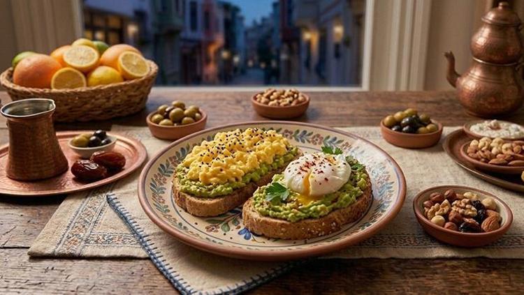 3. EKMEK ÜSTÜ AVOKADOLU VE ÇIRPILMIŞ YUMURTA
