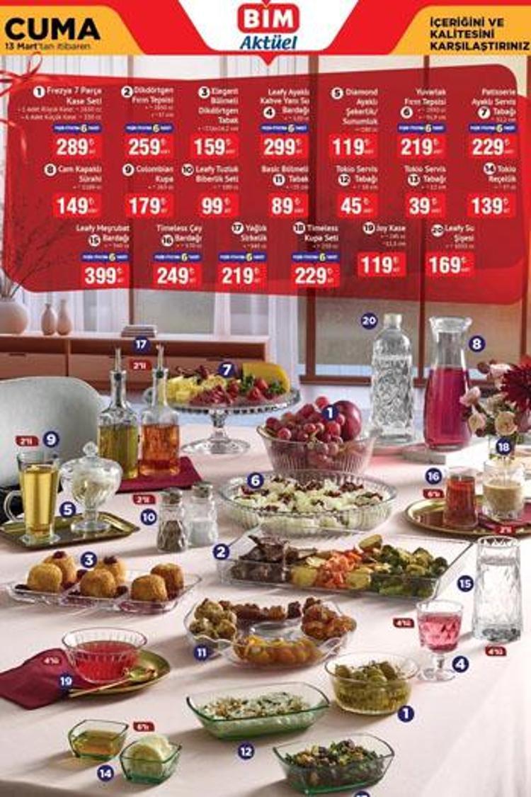 10-13 MART BİM AKTÜEL ÜRÜNLER LİSTESİ (BİM AFİŞİ VE İNDİRİM BROŞÜRÜ) || Bimde gelecek hafta neler var 10-13 MART BİM RAMAZAN KATALOĞU