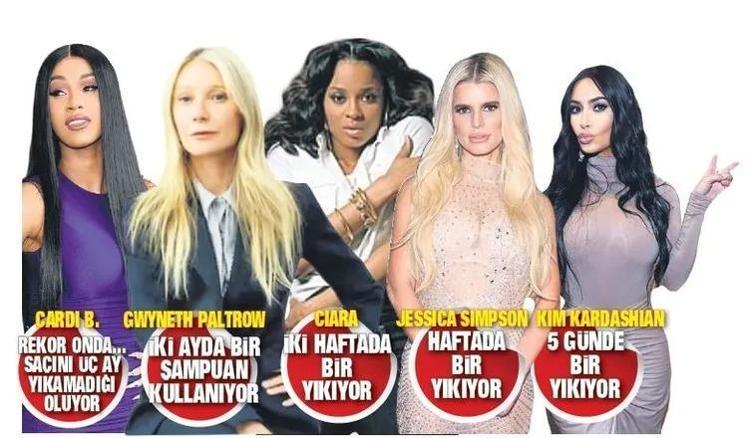 Ünlülerde yeni akım: Saçlarını haftalarca yıkamayan isimler gündem oldu