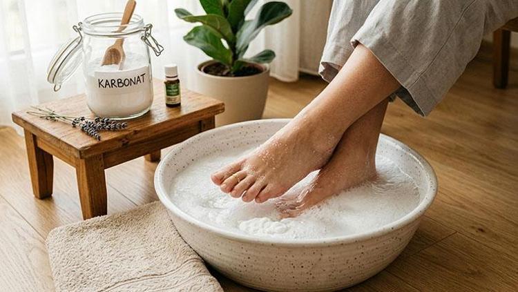 Ayaklardaki mantar ve nasıra veda ettiriyor Evde hazırlayabileceğiniz en güçlü doğal karışım