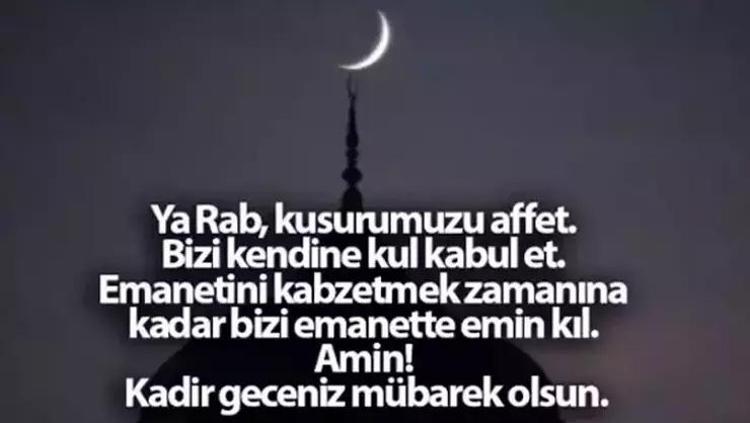 ANLAMLI KADİR GECESİ MESAJLARI