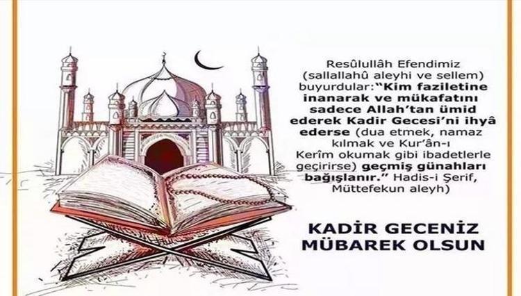 EŞE DOSTA ANLAMLI KADİR GECESİ TEBRİK MESAJLARI
