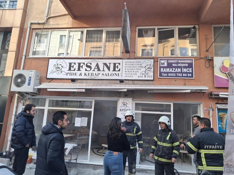 Pide salonunda korkutan patlama Ortalık bir anda savaş alanına döndü