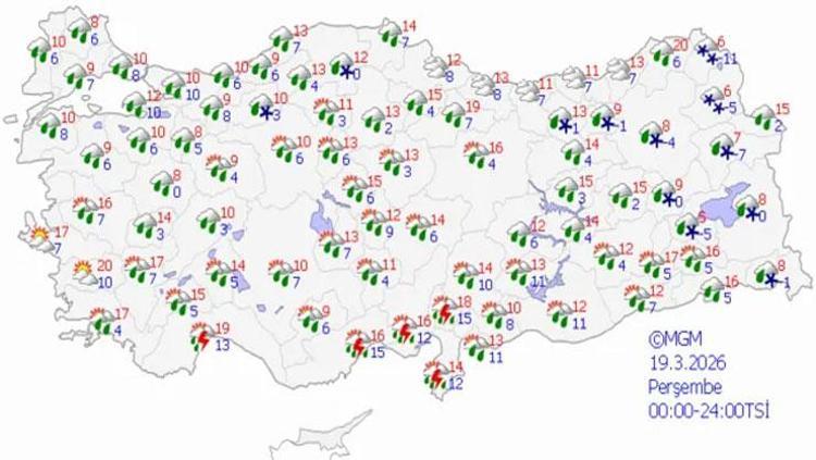 KAR VE SAĞANAK BİRLİKTE GELİYOR: KRİTİK İLLER UYARILDI