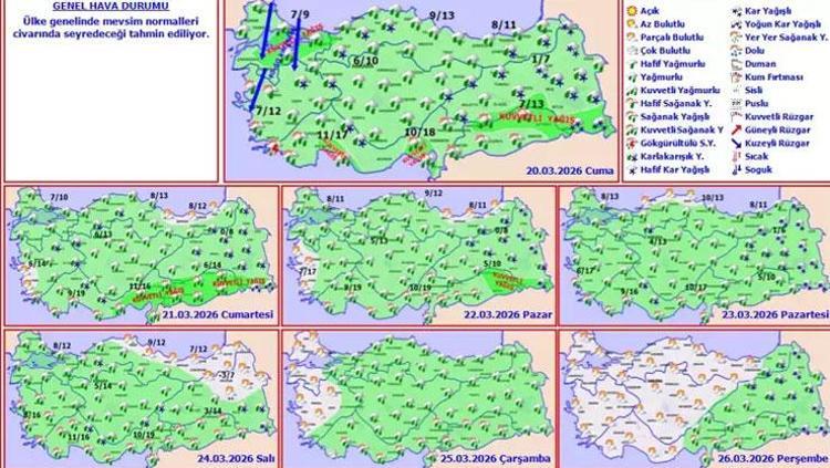 Meteoroloji haritayı güncelledi: İstanbul dahil 17 ilde sarı alarm