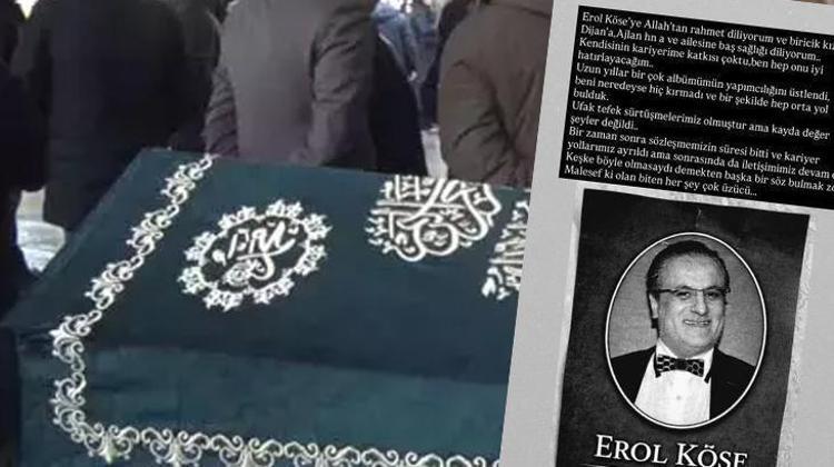 Erol Köse’ye veda Hande Yener’den duygusal paylaşım