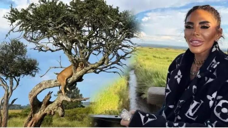 Safari şıklığı olay oldu Süreyya Yalçın Kenya’da yine gündemde
