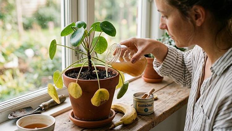 Bitkileri anında canlandıran 2 malzemeli karışım Solmuş bitkilere bile çiçek açtırıyor