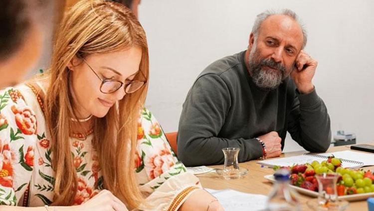 Meryem Uzerli ve Halit Ergenç 15 yıl sonra bir aradalar Okuma provasından ilk kareler geldi