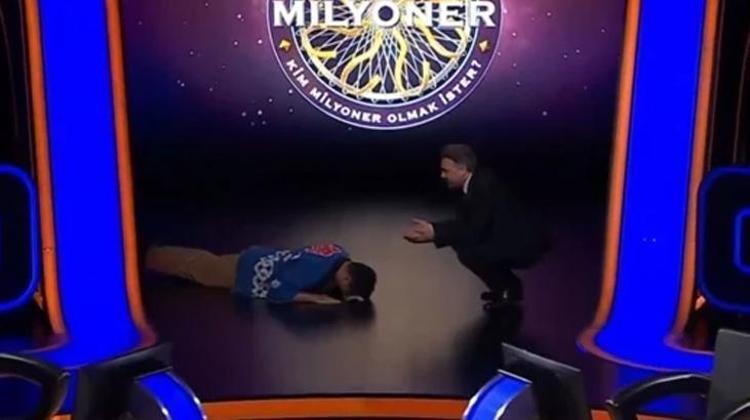Oktay Kaynarca şaşkınlığını gizleyemedi Yarışmacı stüdyoda yere uzandı