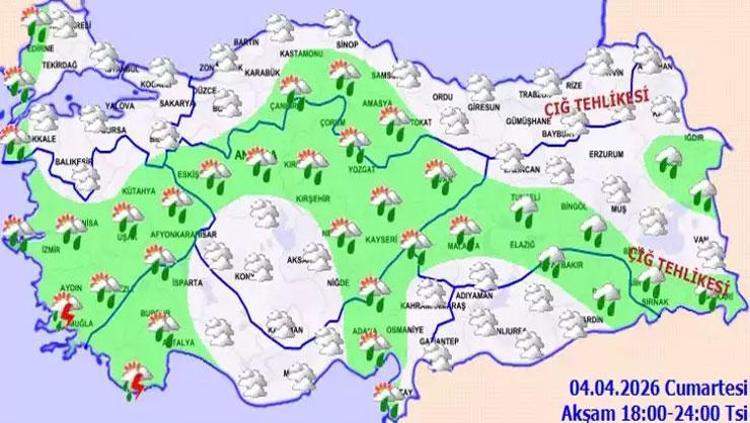 HAFTA SONU YURDUN TAMAMINDA YAĞIŞ