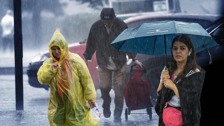 Meteorolojiden hafta sonu uyarısı: 13 il için sarı kod verildi Kuvvetli yağacak