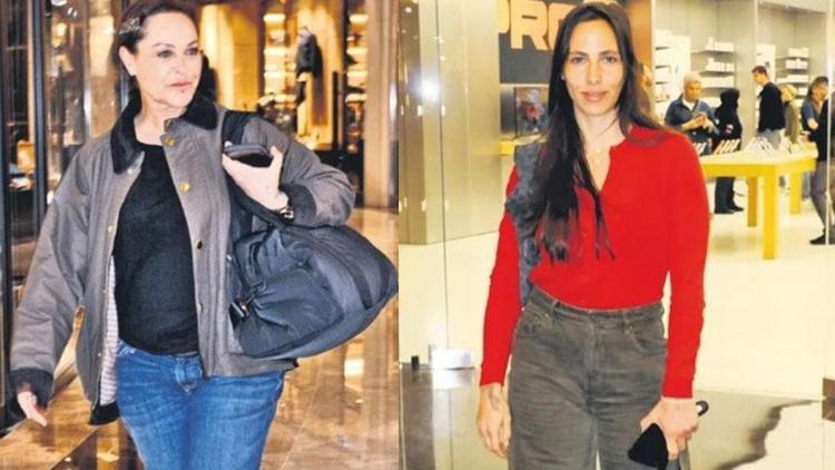 Hülya Avşar ve Zehra Çilingiroğlundan AVM çıkarması