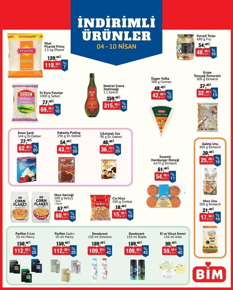 7 NİSAN SALI: TEMEL GIDA VE HİJYEN ÜRÜNLERİNDE İNDİRİM