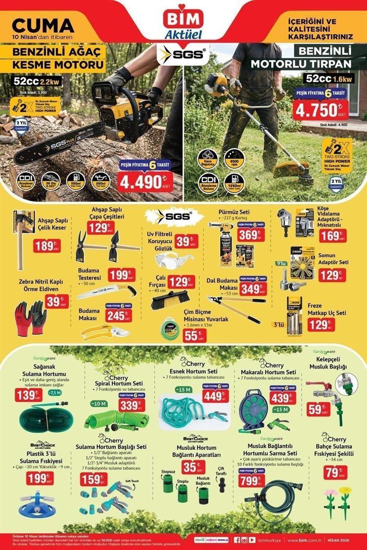 10 NİSAN BİM AKTÜEL KATALOĞU
