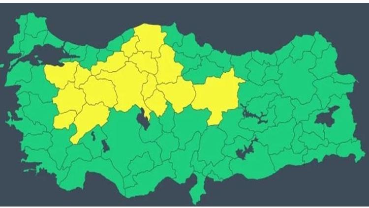ANKARA DAHİL 16 İLDE UYARI