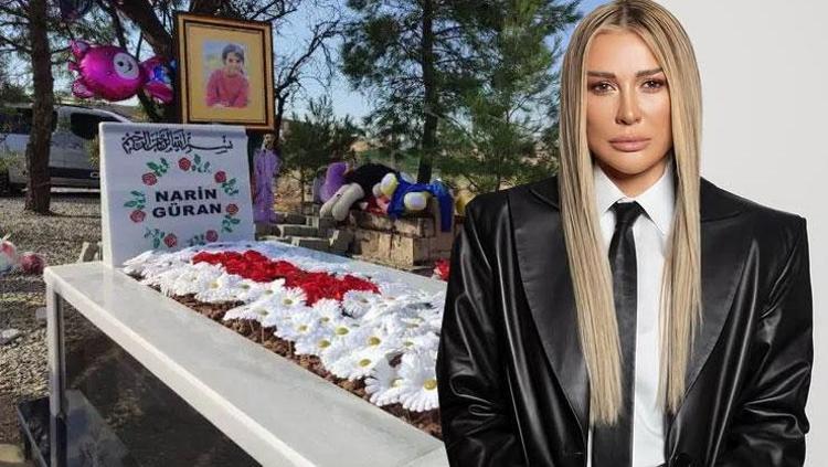 Selen Görgüzel, Narin Güranın mezarını ziyaret etti Melekle buluştum