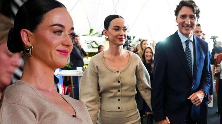 Katy Perryden sevgilisi Justin Trudeauya aşk dolu bakış