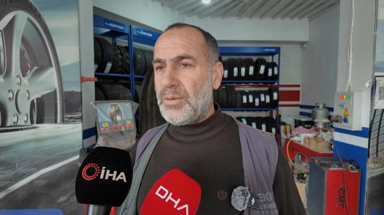 30 yıllık lastikçi uyardı Sürücüler beklemeyi tercih ediyor ama çok tehlikeli