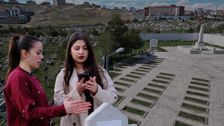 Dronla havadan bakınca fark edildi Şehitlerin kabri ile sivillerin kabri neden farklı yöne bakıyor