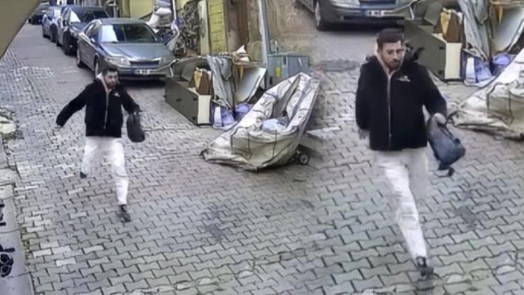 İstanbulda bunu da gördük Örümcek adam gibi tırmanıp kol çantasını çaldı