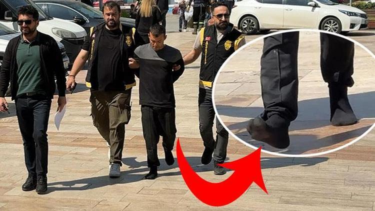 Firari hükümlünün yalın ayak kaçışı yarım kaldı