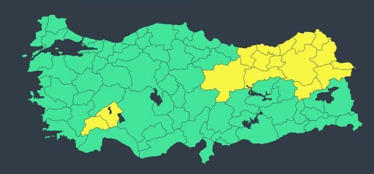 Meteorolojiden kritik uyarı: 16 şehirde sarı alarm Sağanak, kar ve fırtına geliyor