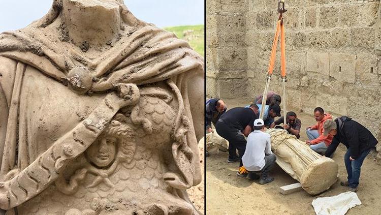 Laodıkeia’da tarihî keşif Bakan Ersoy duyurdu: 2 metrelik Athena heykeli gün ışığına kavuştu