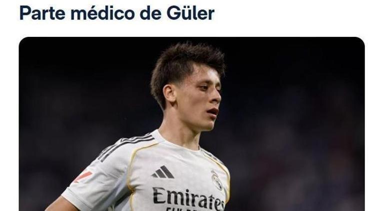 Arda Güler’den kötü haber Madrid duyurdu: Sezonu kapattı