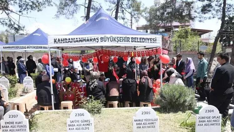 HAYATINI KAYBEDEN ÇOCUKLAR 23 NİSANDA MEZARLARI BAŞINDA ANILDI