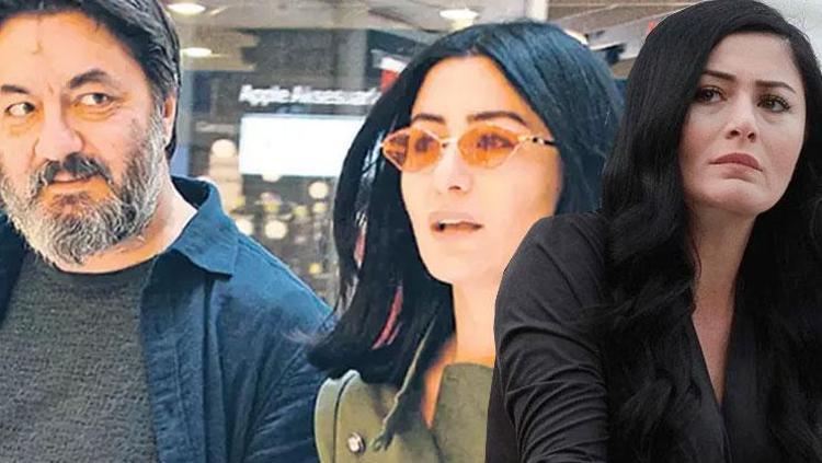 Eşiyle görüntülenen Deniz Çakırın gergin anları Hızlı adımlarla uzaklaştılar