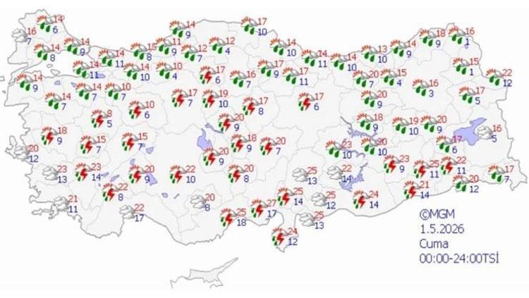 Yağışlar geri geliyor Meteoroloji tarih vererek uyardı: Yurdun büyük bölümü etkilenecek