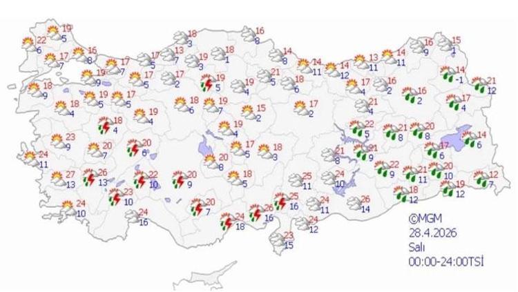 Yağışlar geri geliyor Meteoroloji tarih vererek uyardı: Yurdun büyük bölümü etkilenecek