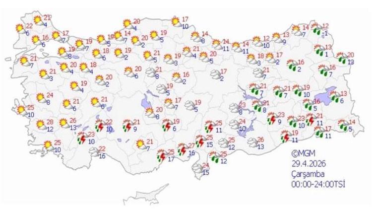 Yağışlar geri geliyor Meteoroloji tarih vererek uyardı: Yurdun büyük bölümü etkilenecek