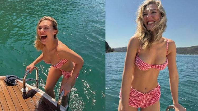 Melisa Döngel deniz sezonunu açtı Bikinili pozları büyüledi