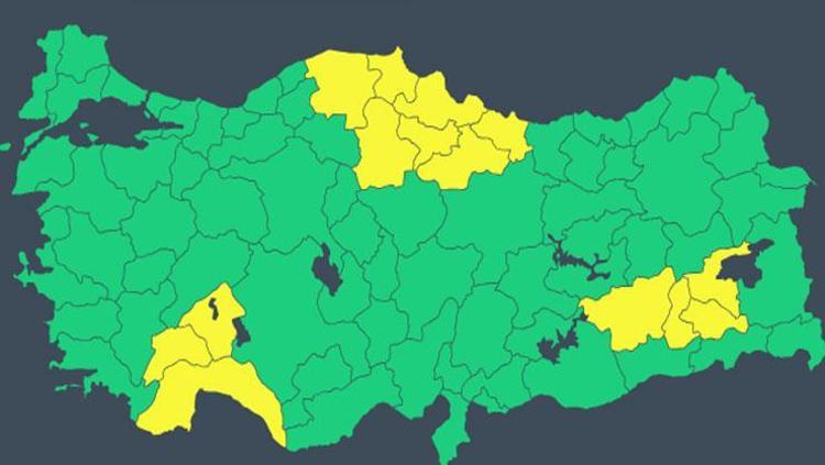 14 İLE SARI KODLU UYARI