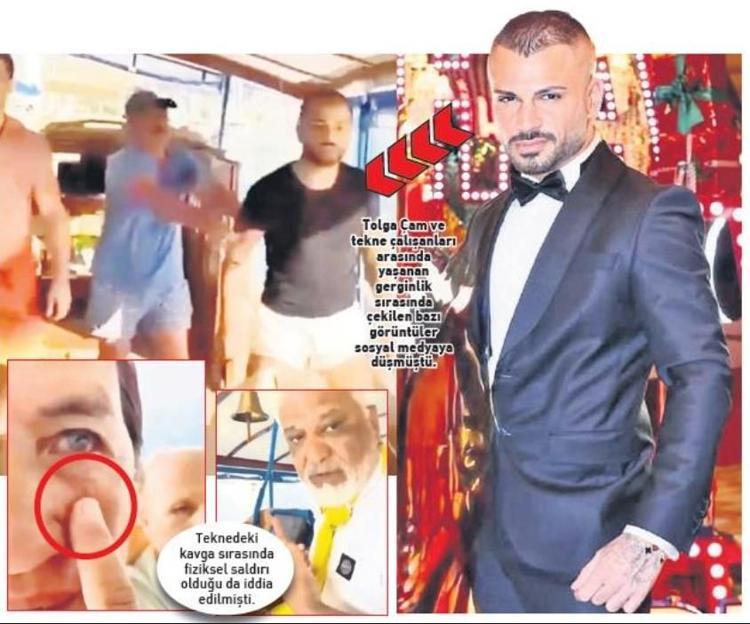 Ünlülerin modacısı teknede mürettebatla adliyelik oldu