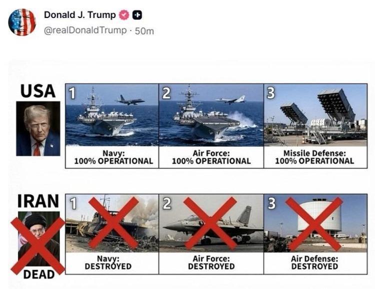 TRUMPTAN DİKKAT ÇEKEN PAYLAŞIM