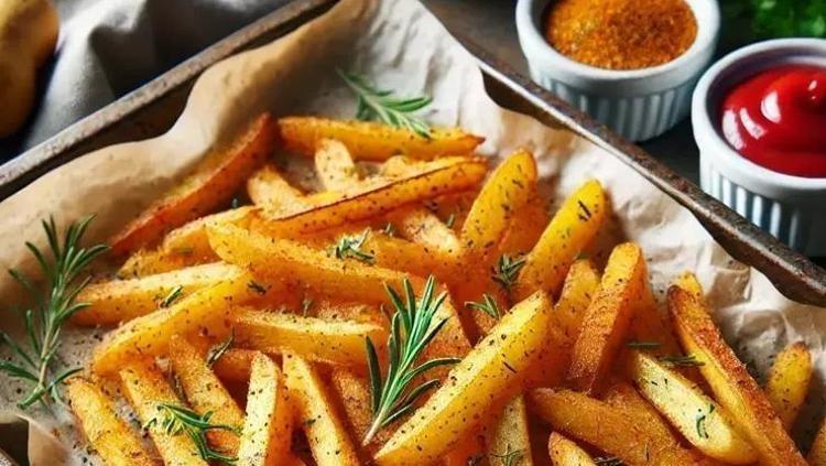 FIRINDA BAHARATLI PATATES KIZARTMASI TARİFİ