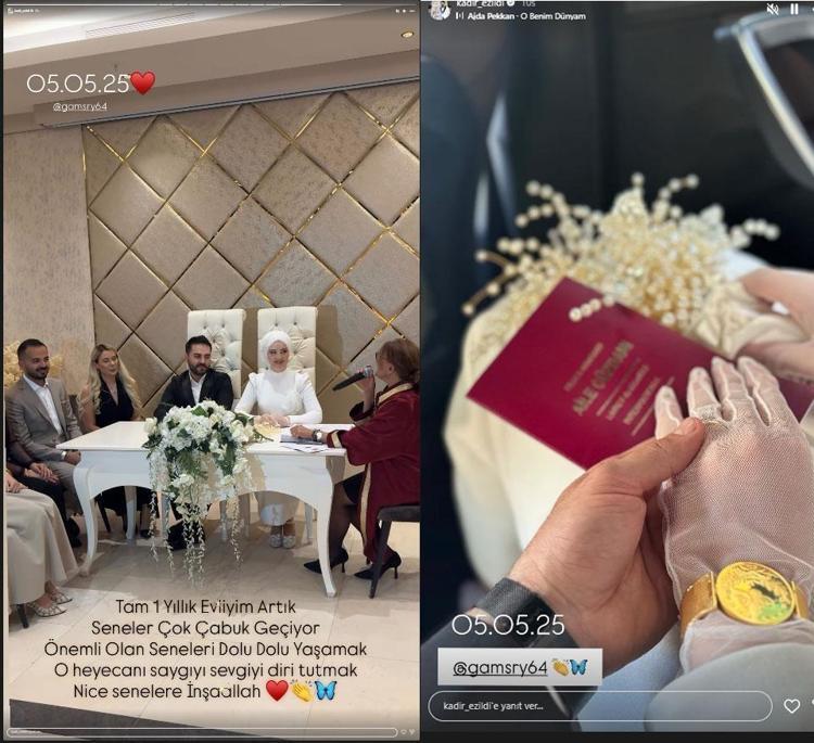 Kadir Ezildi’den yıl dönümü paylaşımı Heyecanı diri tutmak önemli