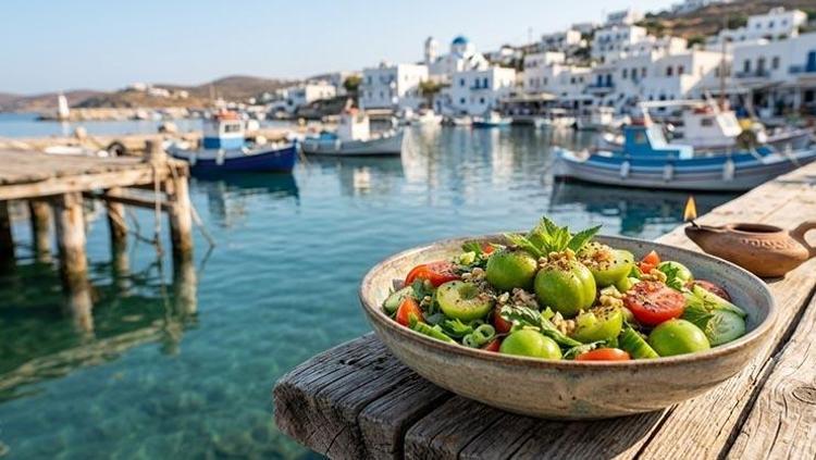 Hem kıtır kıtır hem de leziz yeşil erik salatası tarifi Ferahlığı ve lezzeti ile yemeklerin en taze eşlikçisi