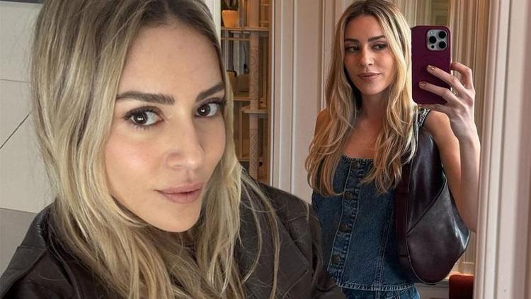 Sinem Kobal Londra sokaklarında şıklığıyla büyüledi