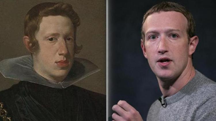 6. GÖRSEL İKİZ MARK ZUCKERBERG VE İSPANYA KRALI IV. PHİLİP