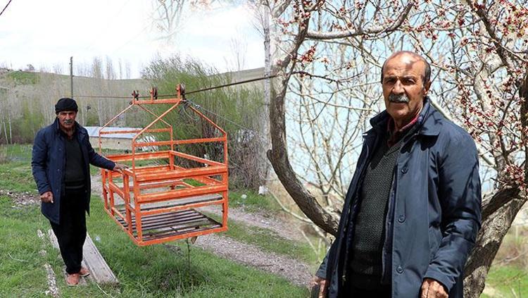40 dakikalık mesafeyi 40 saniyeye indirdi Bahçesine öyle bir sistem kurdu ki...