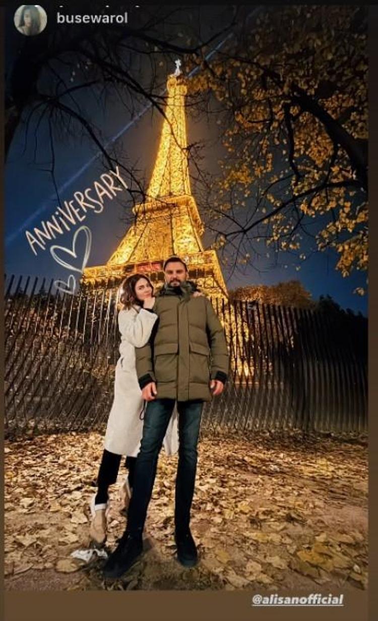 Alişan ve Buse Varol’dan romantik yıl dönümü kutlaması